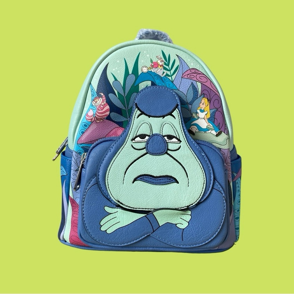 Alice in Wonderland Caterpillar Loungefly Backpack NWT